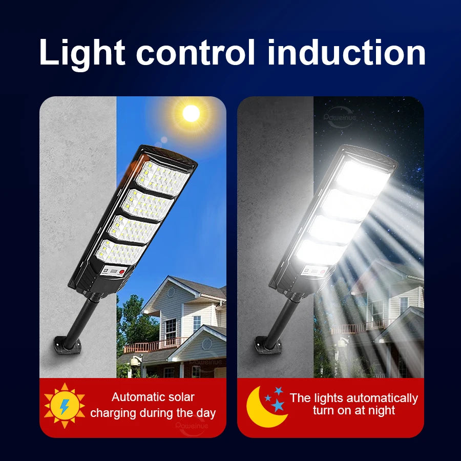 98000000LM 10000W LED Solar Outdoor Lamp Sunlight Motion Sensor