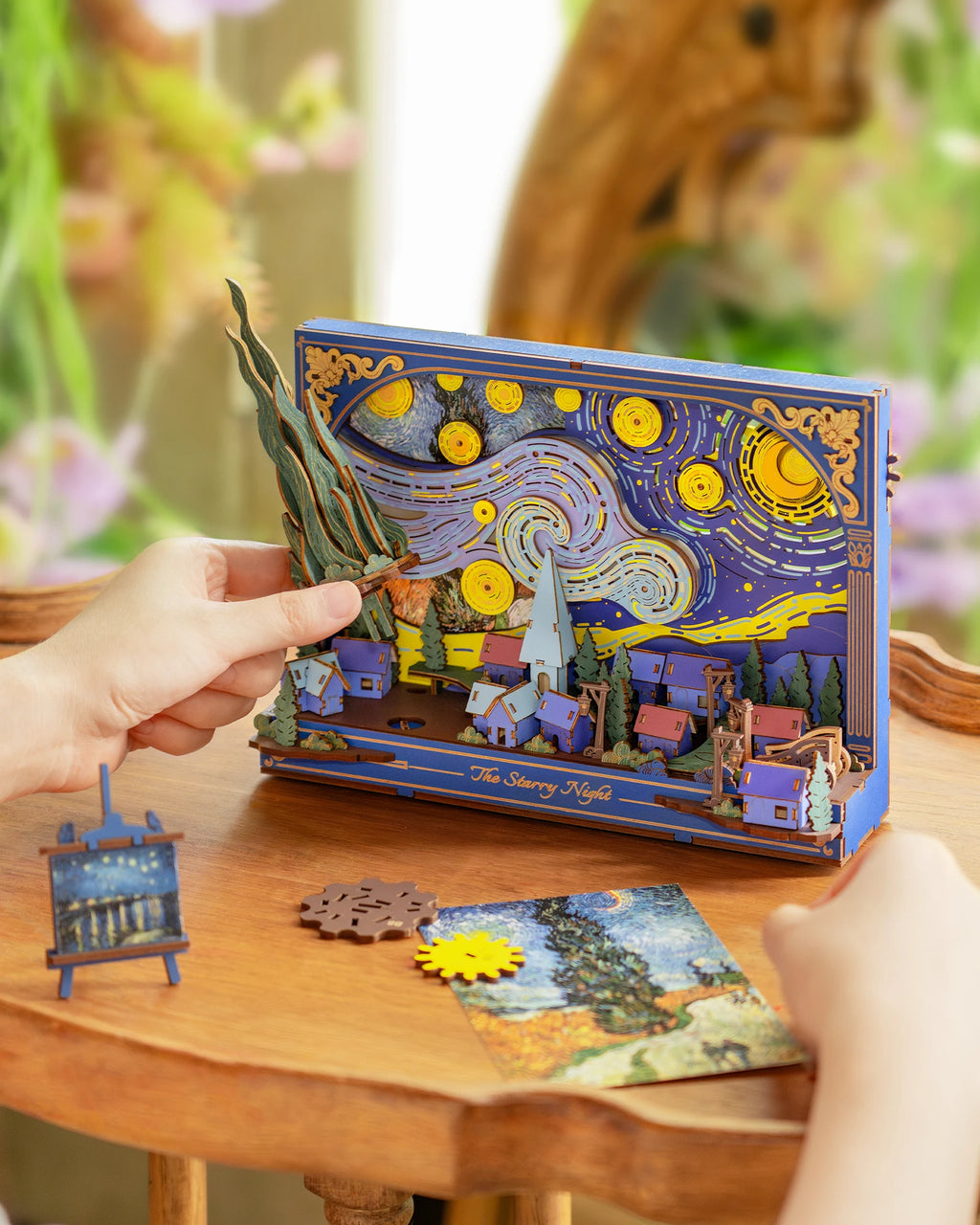 ROKR Starry Night 3D Wooden Puzzle Kit