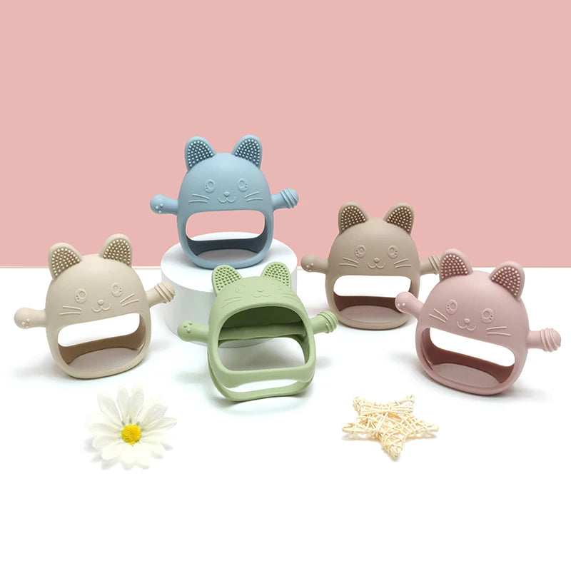 Mother Kids 1Pcs Food Grade Baby Toys Silicone Teether