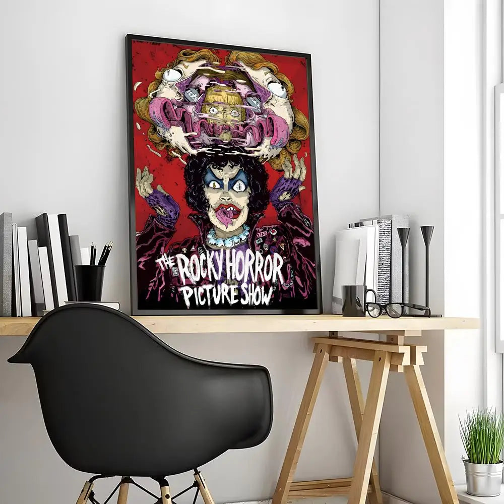 The Rocky Horror Picture Show Movie Painting Calligraphy Canvas Poster: Crease Free Waterproof Durable All Space Wall Decor