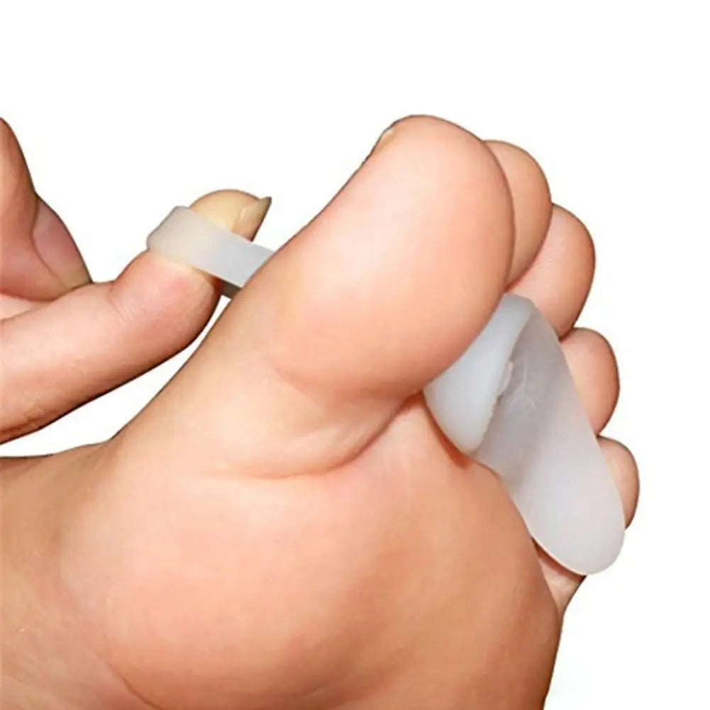 Toe Corrector Single Hole Claw Fix Firmly Silicone Thumb Finger Correction Straightener Foot Care Toe Yoga