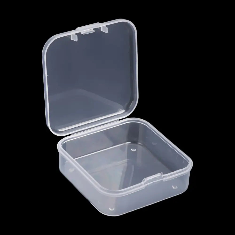 1pc Small Plastic Home Items Sundries Organizer Case Transparent Storage Box Jewelry Beads Container Fishing Tools Storage Box