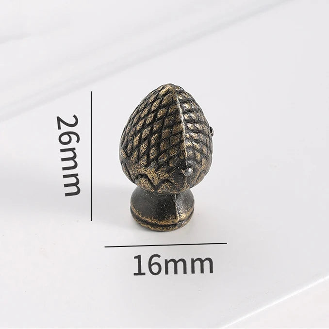 Antique Bronze Kitchen Cabinet Drawer Knob Dresser Cupboard Wardrobe Furniture Pulls Handle Vintage Wooden Box Jewelry Box Knobs