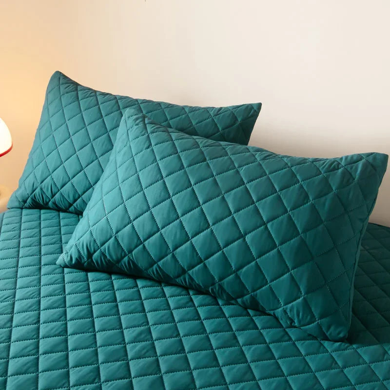 Waterproof Pillowcase, Excluding Pillows 3 Types of Jacquard 48x74cm Pillowcase for Bedroom,Pillow Cover for Home
