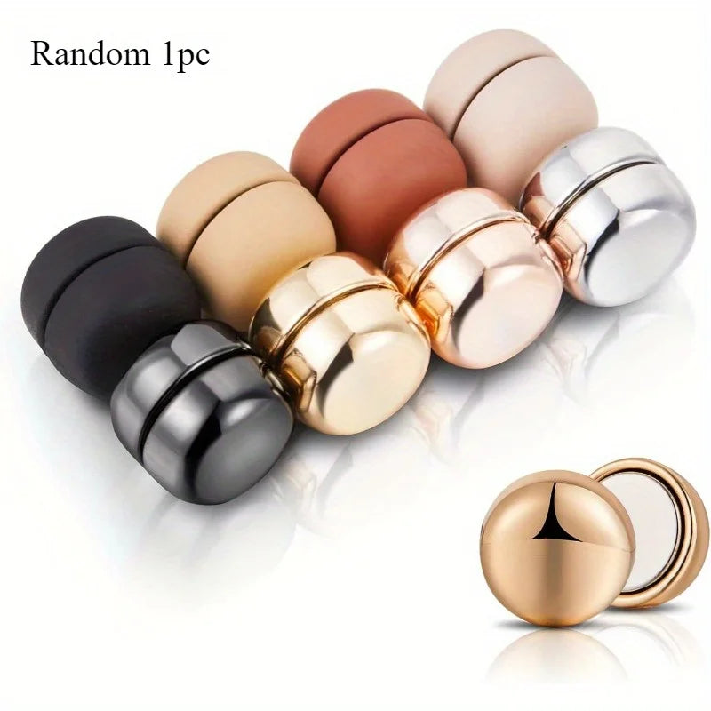 Brooch Headscarf Magnetic Pin Buttons For Clothing Buckle Hijab Brooch Strong Small Snaps Clothes Hat