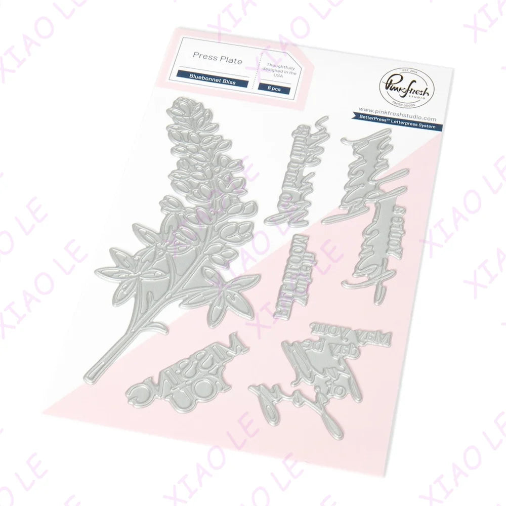 Pink Fresh Good Times April Releases Metal Cutting Dies Stamps Stencil Hot Foil Scrapbooking Album Decoration Craft for DIY Card