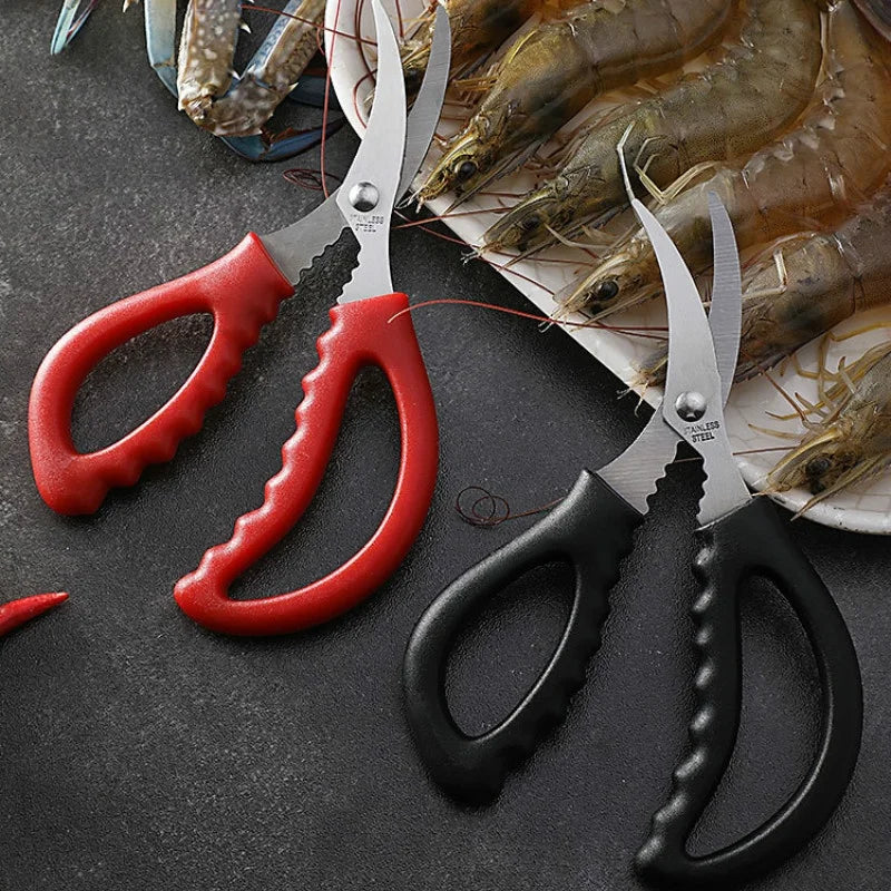 Kitchen Scissors Shrimp Peeler Seafood Elbow Food Lobster Cut Crab Line Seafood Tools