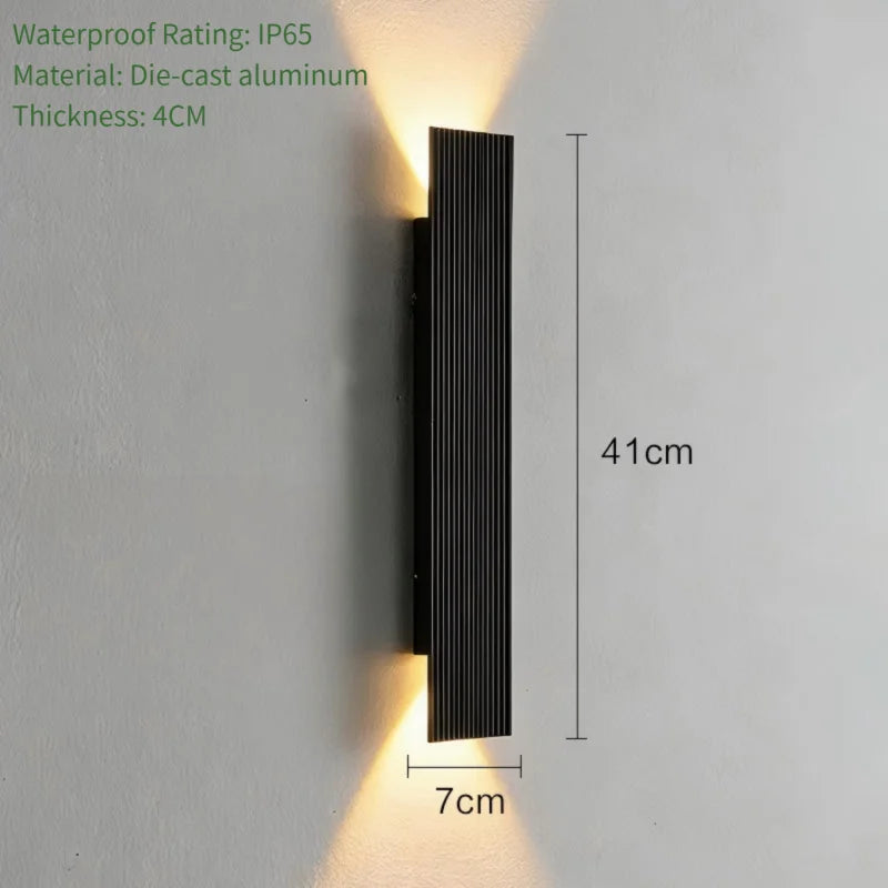 IP65 Waterproof Rectangular Outdoor Wall Light – Ideal for
