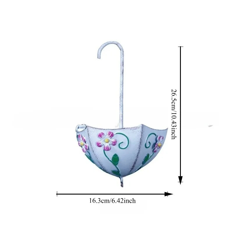 Umbrella Shape Outdoor Garden Flower Pot Planter Decor