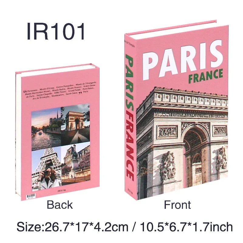 Travel Series Fake Book Decoration Coffee Table Living Room Fashion Fake Book Storage Box Decor Model Room IBIZA CAPRI