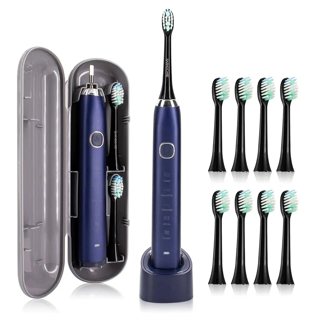 Sonic Electric Toothbrush Smart Ultrasonic Dental Teeth Whitening Rechargeable