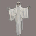 Classic Horror Ghost Doll Hanging Decorations for Halloween - Large Plastic and Fabric Spooky Skeleton Phantom Outdoor Pendants