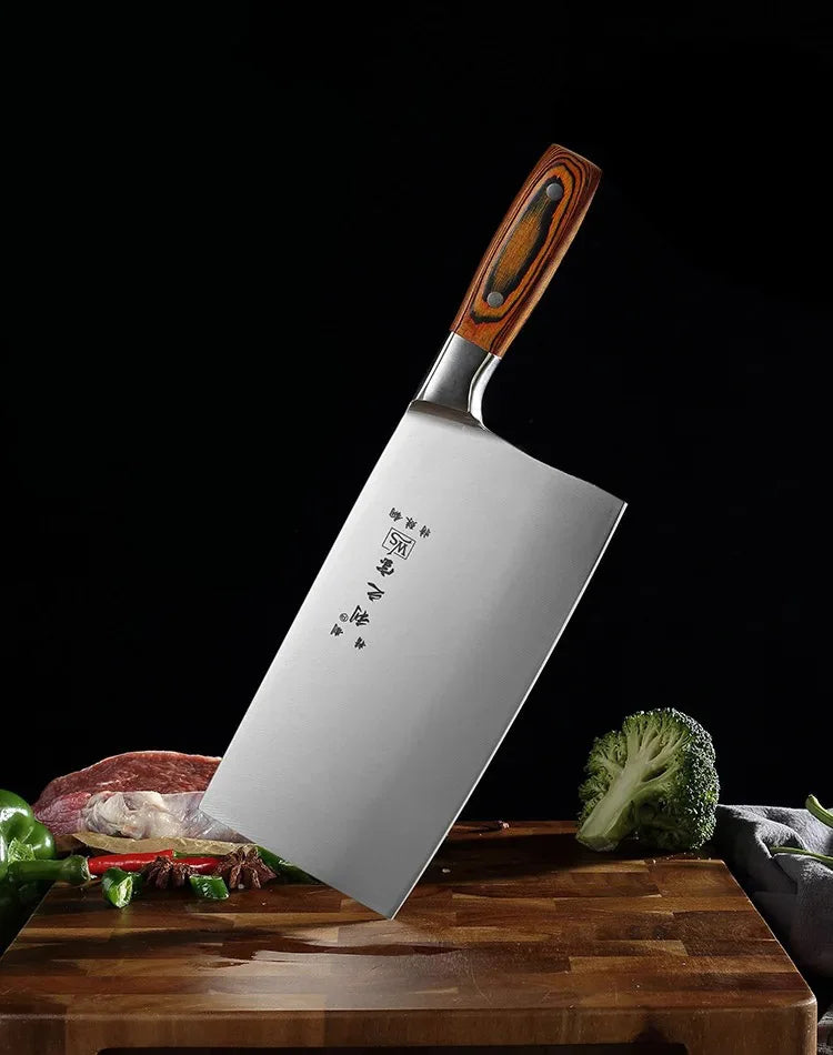 Stainless Steel Kitchen Cleaver Knife Dual-purpose Slicing Chopping Knife Stainless Chef's Slicing Knives coltello tascabile