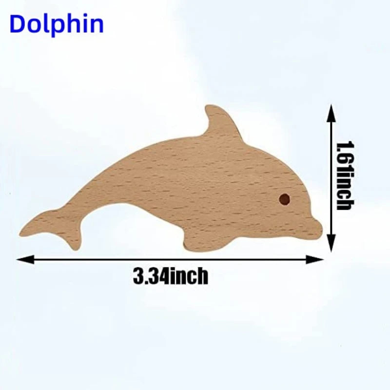 Wooden Children's Cabinet Handle Wall Hooks Furniture Handles for Cabinets and Drawers Door Knobs Kitchen Wardrobe Door Handles