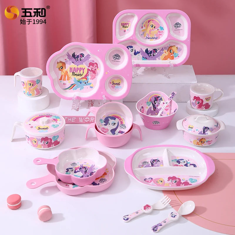 My Little Pony Kids Tableware Unbreakable Cartoon Children's