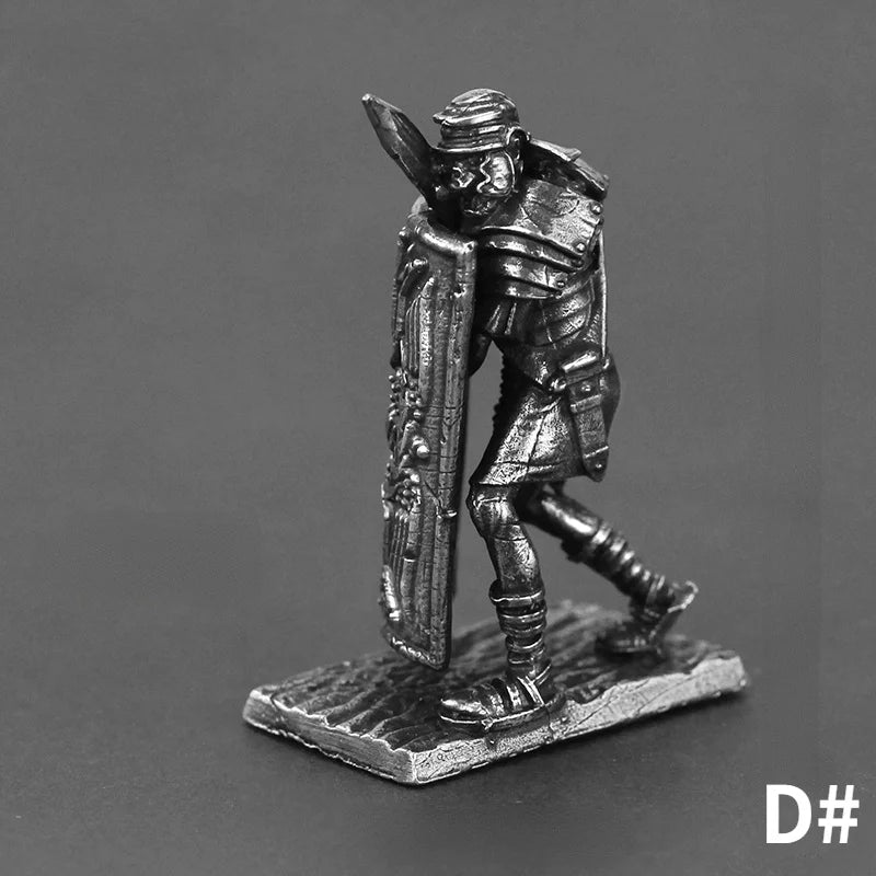 Metal Lost Roman Ninth Legion Soldier Model Army Array Toy Car Mounted Table Game Ornament Boy Girl Gift Bronze Man