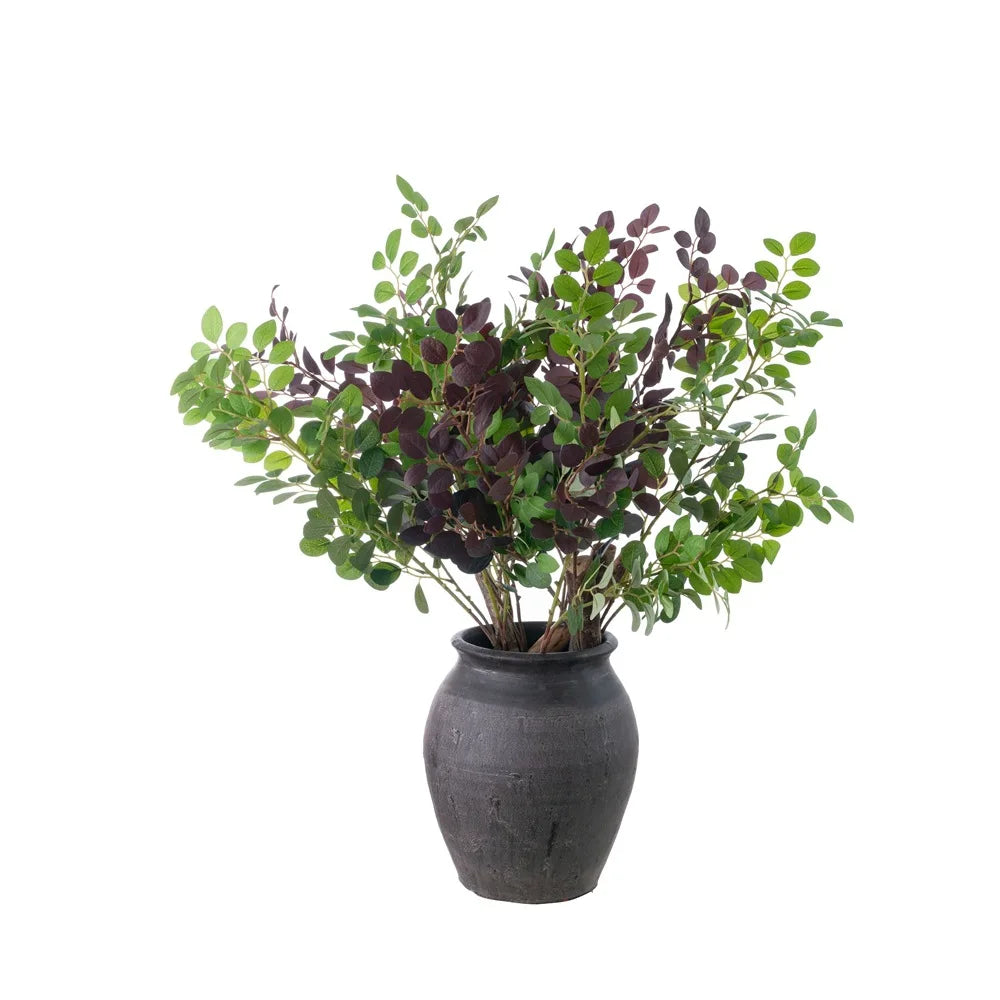27IN Artificial Red Loropetalum Leaves Faux Flowers Home Decor Wedding Decoration Shop Window Display