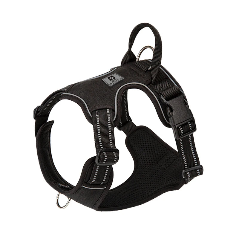 Small Combination Dog Harness No Pull Reflective Pet Dog Chest