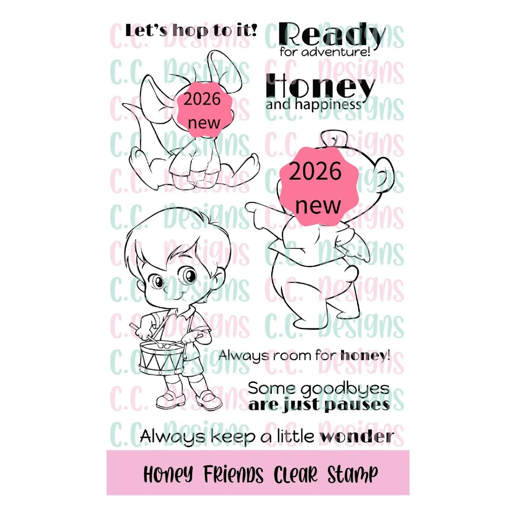 New 2026 Henry & Twila Birthday Clear Stamp Set For DIY Scrapbooking Crafts Maker Photo Album Template Handmade Decoration