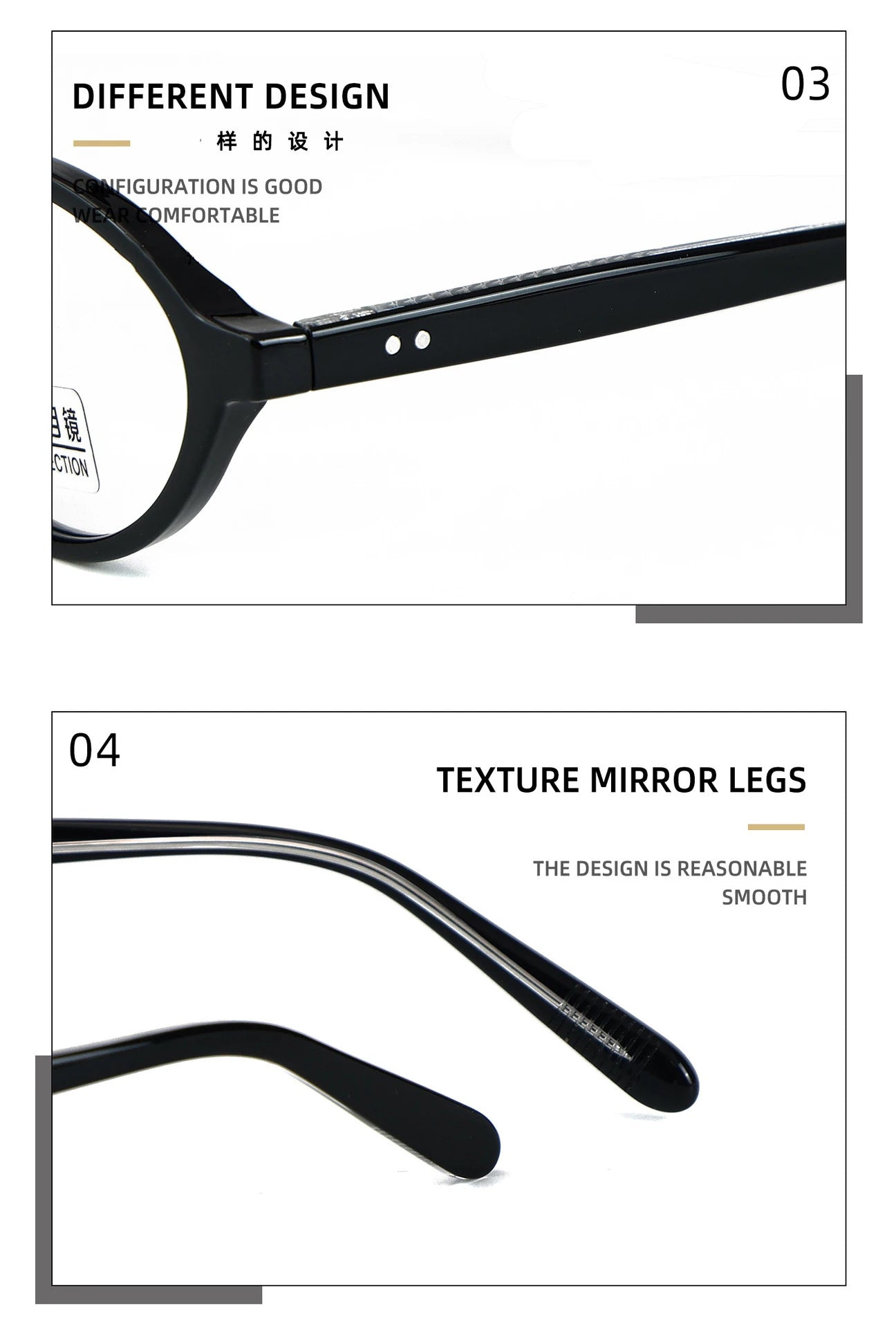 VICKY Fashion Delicate Oval Small Myopia Frames Women Reading Glasses Anti-Blue Light Customizable Prescription Glasses K9142