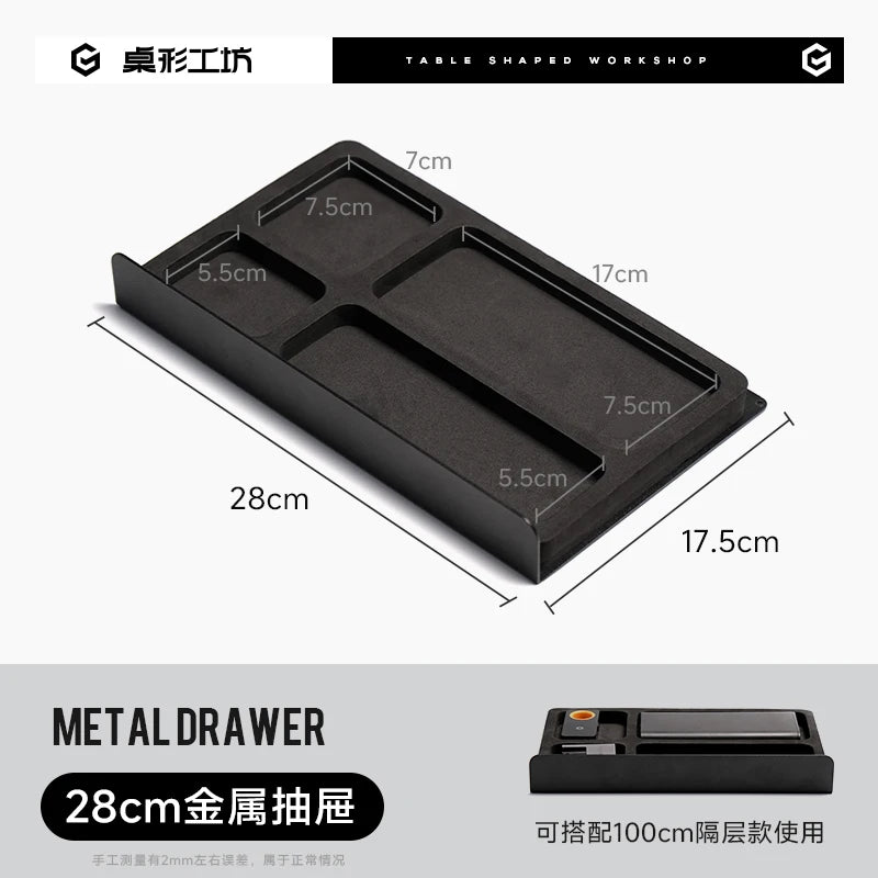 Monitor Stand Riser Storage Drawers Office Desk Organizer Computer Storage Shelf Ergonomic Desk Accessory for Home Office Setup