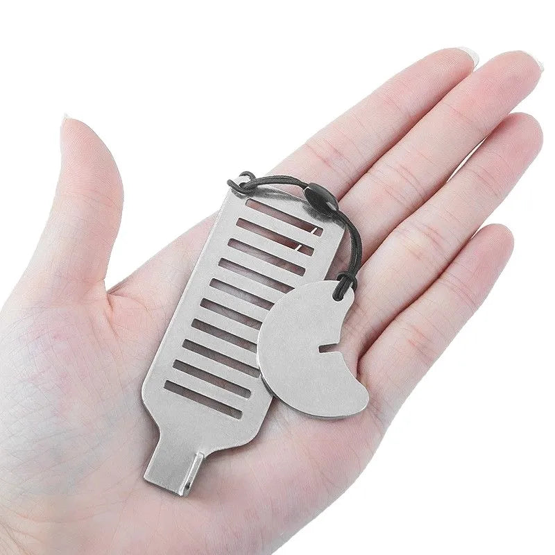 Safety Anti-theft Door Blocker Portable 8cm Stainless Steel Safe