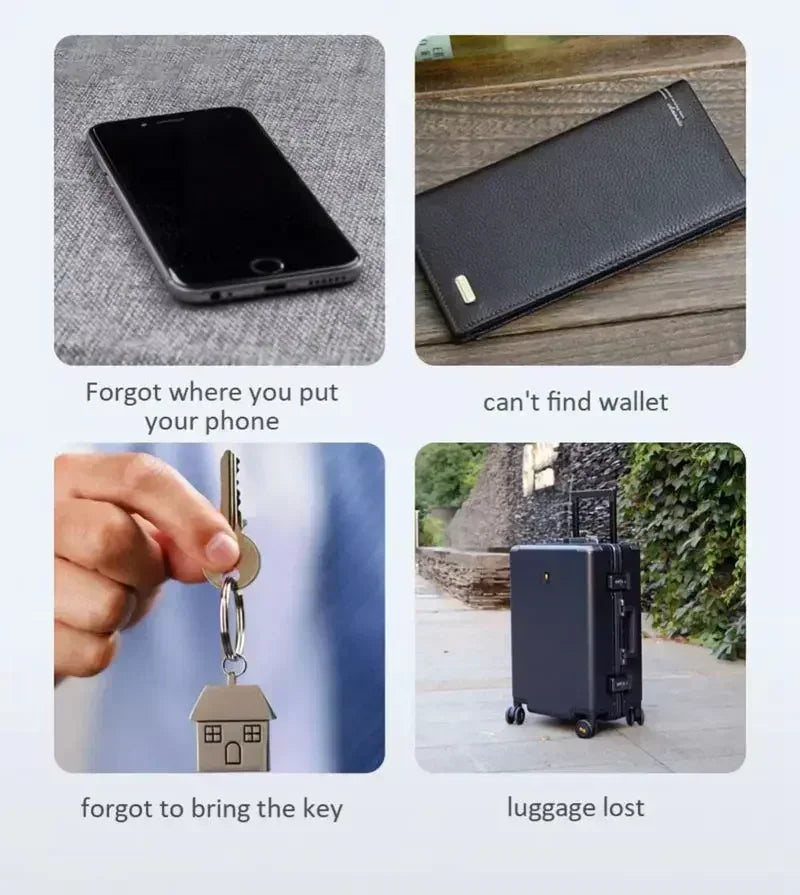 VIVO Mini Bluetooth 5.0 Tracker GPS AntiLost Device Round - Pet Kids Bag Wallet Tracking Finder Locator Air Tag Smart Home