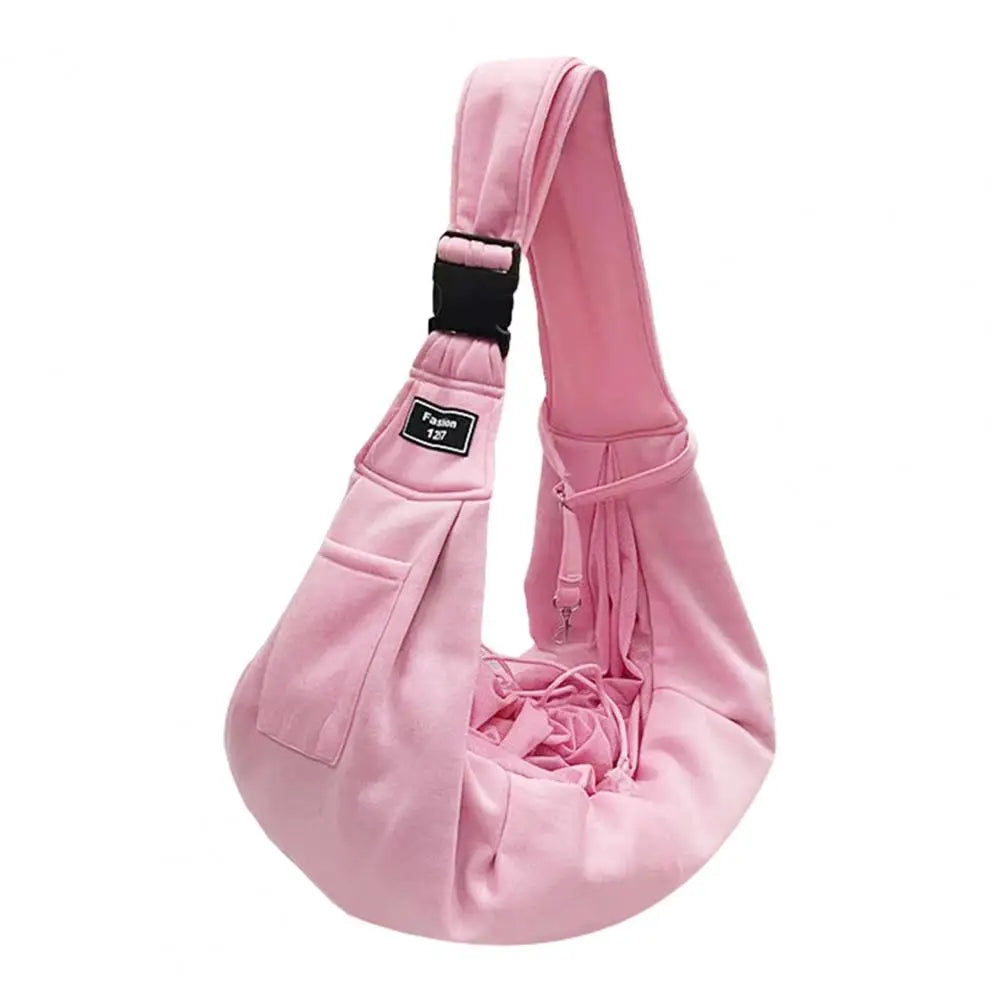 Small Bag on Pet Backpack Shoulder Strap with Hook Comfortable Puppy Carrier