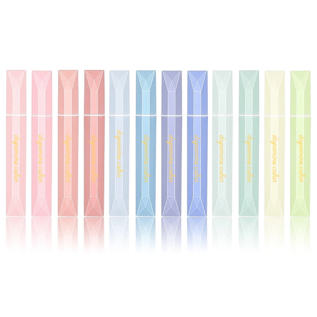 Quadrilateral Highlighter Pens - Vibrant Random Colors