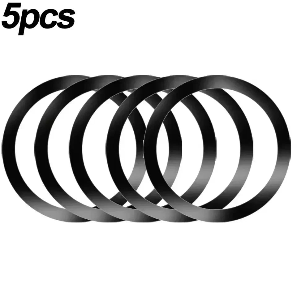 10/5/1PCS Thin Magnetic Metal Plate Ring For Magsafe Wireless Charger Iron Sheet Sticker Magnet Car Phone Holder Universal