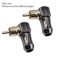 RCA Connector Male L Type 90 Degree Right Angle