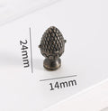 Antique Bronze Kitchen Cabinet Drawer Knob Dresser Cupboard Wardrobe Furniture Pulls Handle Vintage Wooden Box Jewelry Box Knobs