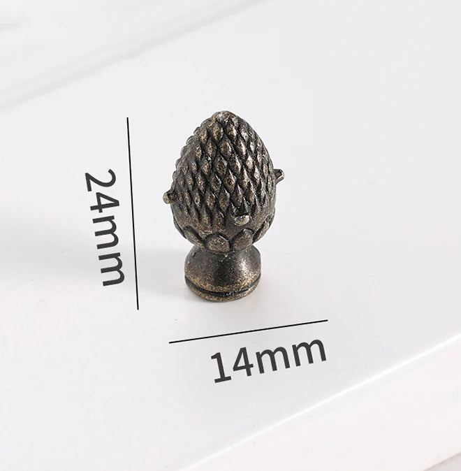 Antique Bronze Kitchen Cabinet Drawer Knob Dresser Cupboard Wardrobe Furniture Pulls Handle Vintage Wooden Box Jewelry Box Knobs