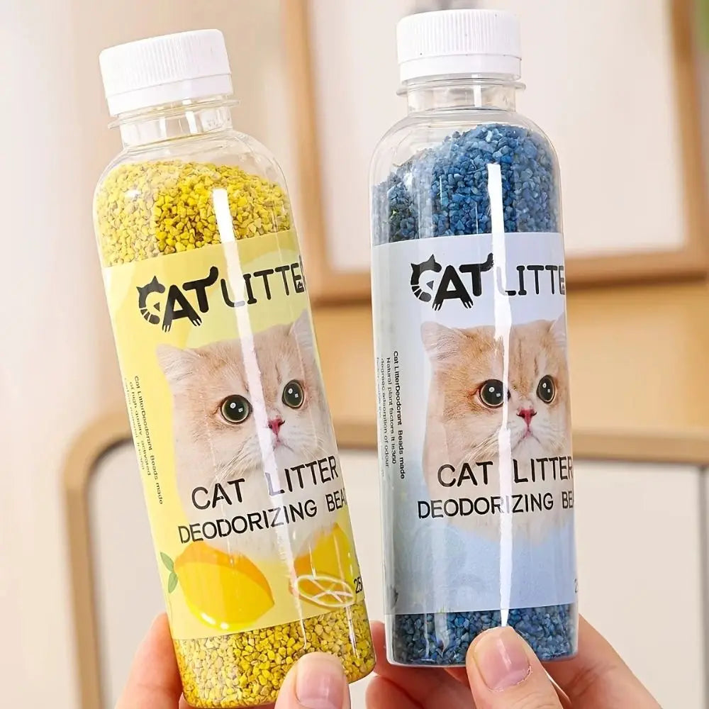 Smell Comfortable Cat Litter Deodorizing Beads Aromatic Pure Natural Kitten Toilet Cleaning Deodorization Cat Odor Removal Beads
