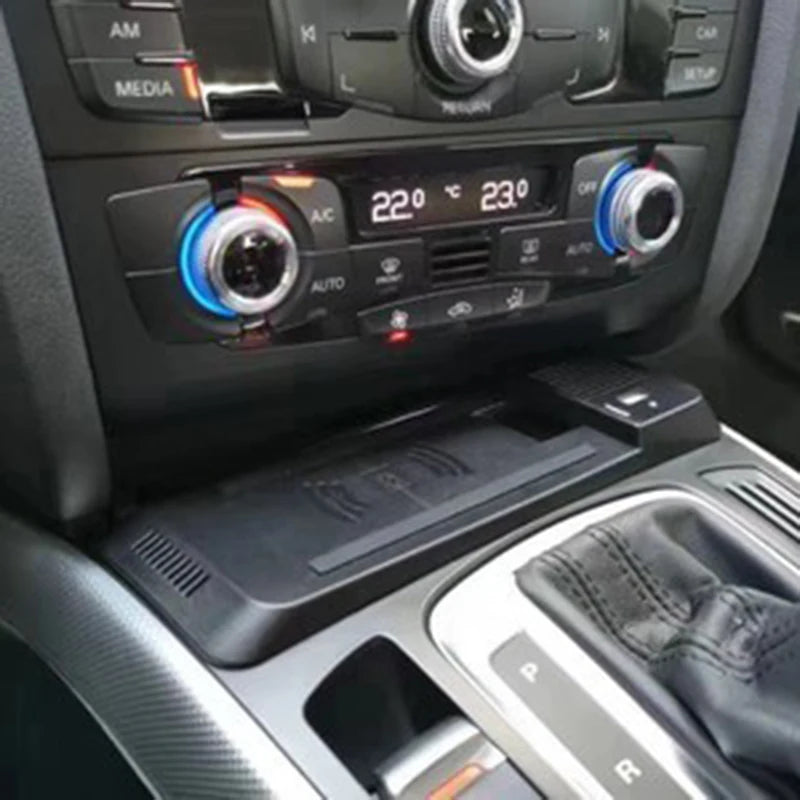 15W Car wireless charger mobile phone charger  charger charging holder for Audi A4 B8 B9 A4 Allroad Q5 SQ5 A5 S5 RS5