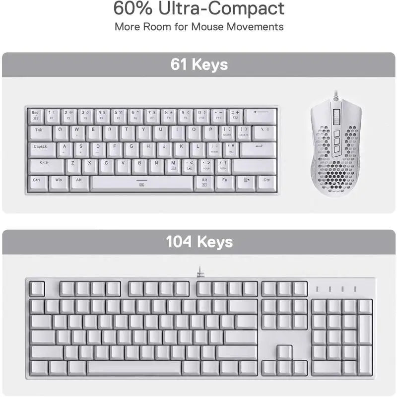 Redragon K630 Dragonborn 60% Gaming Keyboard