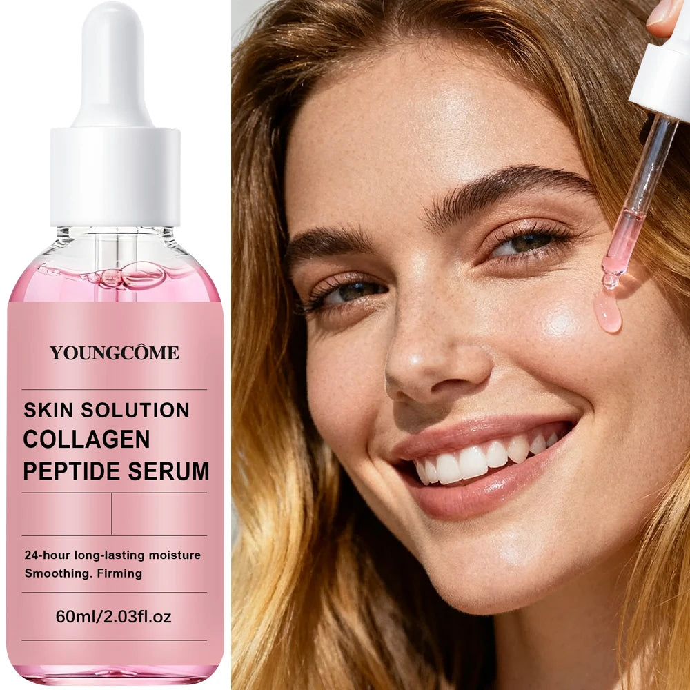 YOUNGCOME Collagen Peptide Serum for Face - Deep Hydration & Firming Essence | Nourishing Skin Care for Smooth Elasticity