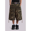 Deeptown Y2K Camouflage Cargo Jorts Women Man Baggy Hip Hop Style