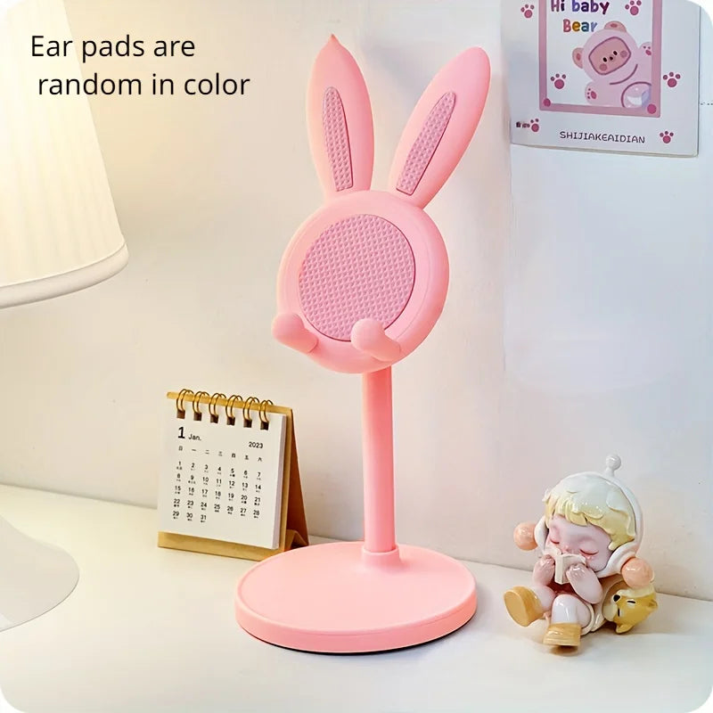 Cute Cartoon Bunny Phone Stand - Adjustable & Compatible with Iphone