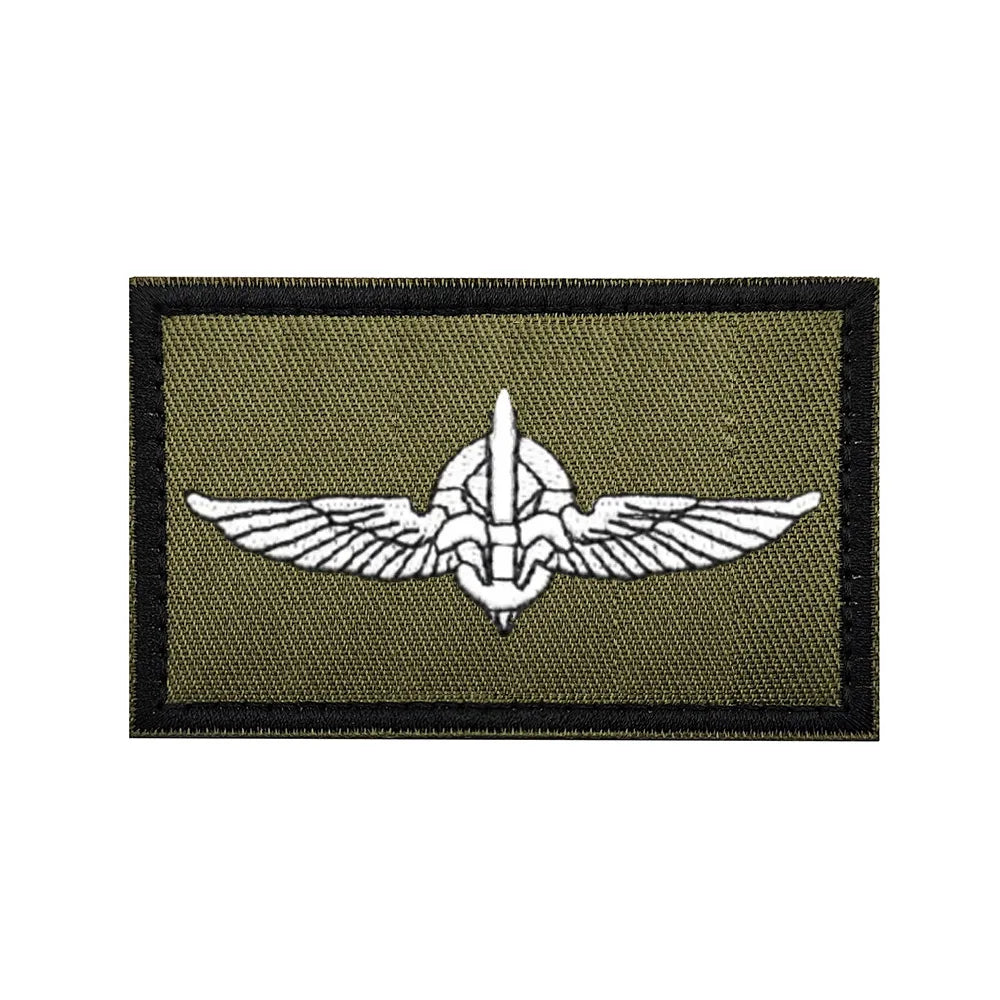 Chevrons Sergeant Stripes Israel 1st Golani Brigade Patches Uniform Shoulder Hook Tab Badges