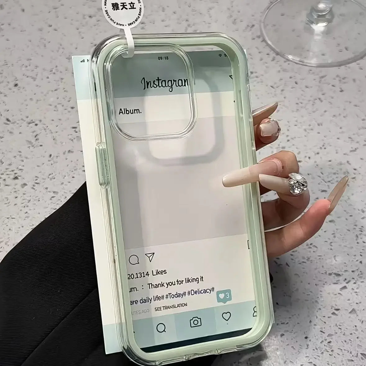 Luxury Candy Color Frame Clear Back Phone Case For iPhone 17 Air 16 15 14 13 12 18 Pro Max Plus Acrylic Shockproof Bumper Cover