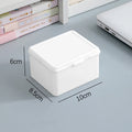 New Transparent Plastic Storage Box Photocards Small Card Storage Box Desk Organizer Box Classification Box Stationery