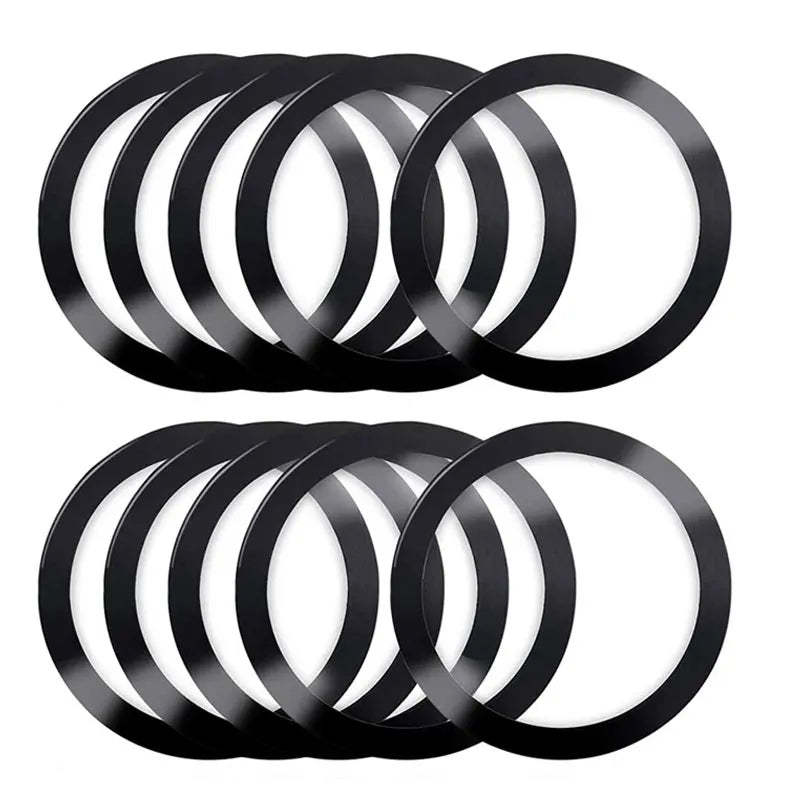 10PCS for Magsafe Magnetic Plate Ring Universal Stickers Support Wireless Charger Metal Plate Sheet for iPhone Samsung Xiaomi