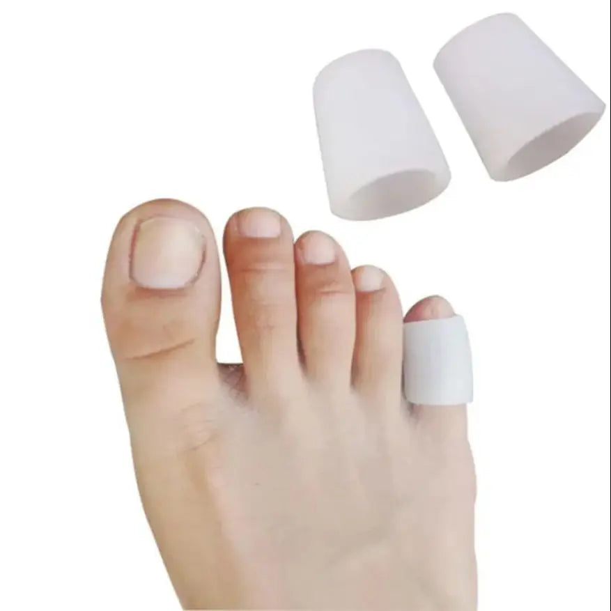 Small Toe Protectors Silicone Gel Sleeves for Bunion Corns Blisters Calluses Relief Anti Friction Cushion Pain Free Toe Caps