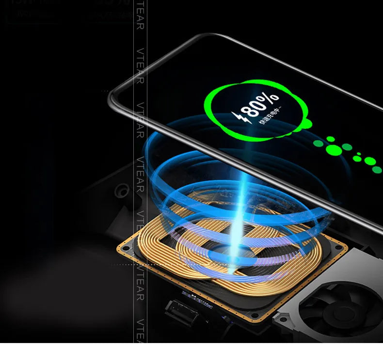 Car Wireless Charger For Hyundai Creta 2022-2024 Accessories 15w Fast Phone Charging Plate Adapter Interior Modification Parts
