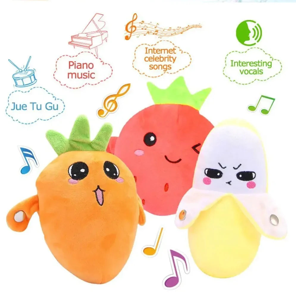 Cartoon Fruit Sensory Rhythm Piano Doll Toy