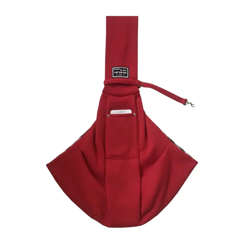 Pet Crossbody Shoulder Bag Carrier Bag Outdoor Travel Portable Cat Puppy Sling Carrier Bag Cat Backpacks Dog Carrying Supplies