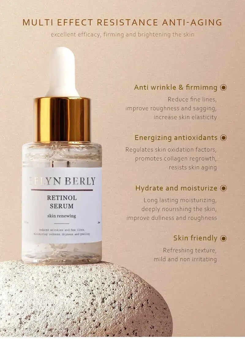 BELYN BERLY Retinol Serum + Collagen Face Serum 2PCS/Lot Moisturizing Retinol Facial Serum 30mL Skin Care Products