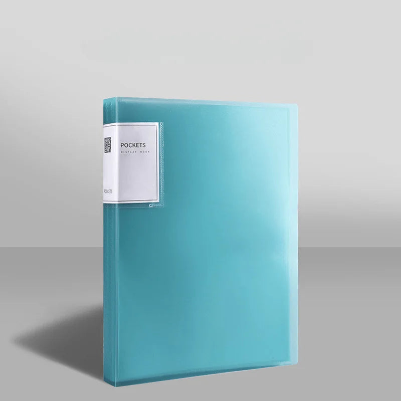 Data Book A4 Transparent Insert Folder Picture Book Storage