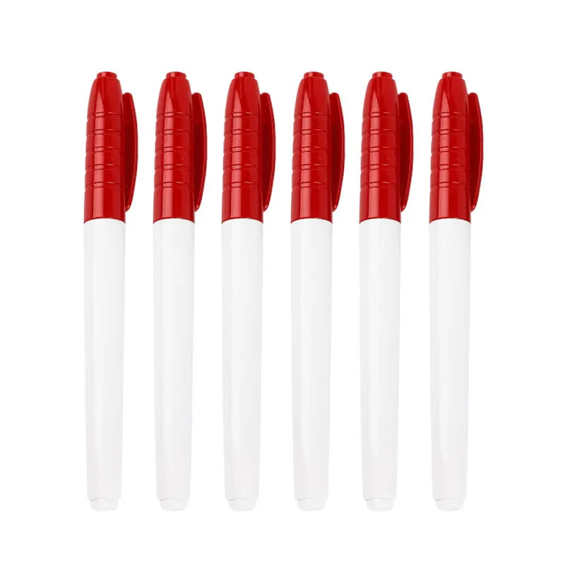/Lot 0.5MM Erasable Whiteboard Pen 12 Colors Erasing Pen